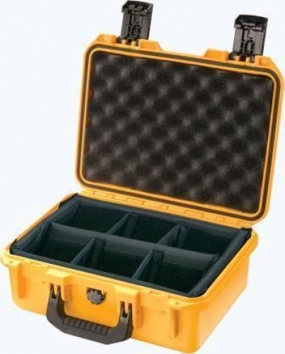 Pelican 2100 Storm Case with Padded Dividers - Yellow