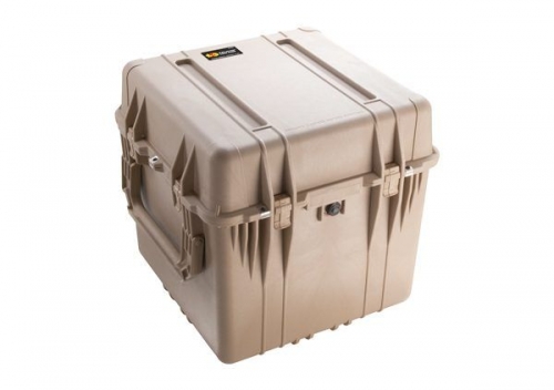 Pelican 0350 Cube Case with Dividers - Desert Tan