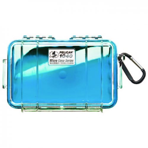 Pelican 1040 Micro Case - Clear with Blue