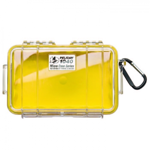 Pelican 1040 Micro Case - Yellow with Black