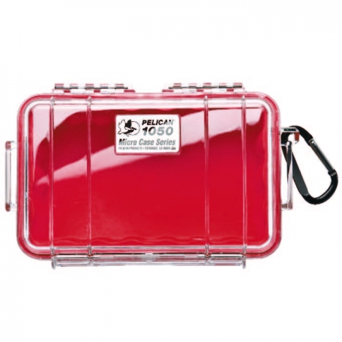 Pelican 1050 Micro Case - Red with Black