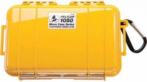 Pelican 1050 Micro Case - Yellow with Yellow
