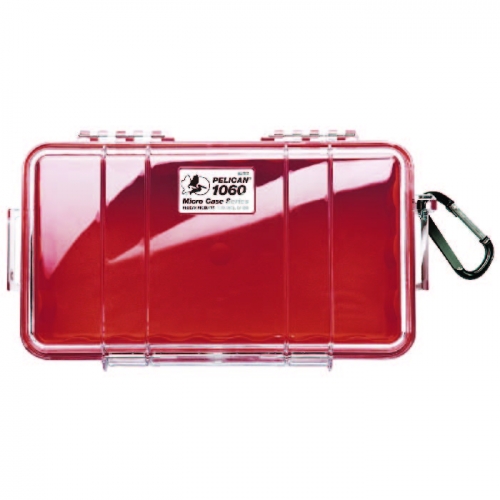 Pelican 1060 Micro Case - Red with Black