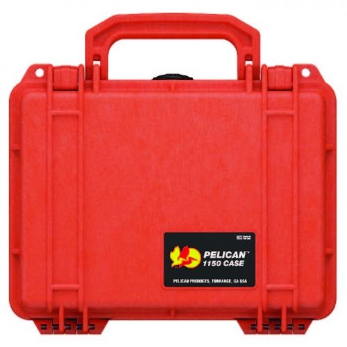 Pelican 1150 Case with Foam - Orange