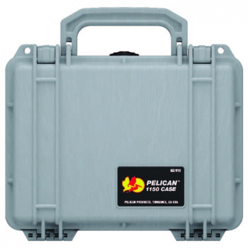 Pelican 1150 Case No Foam - Silver
