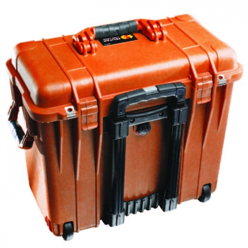 Pelican 1440 Case with Dividers and Lid Organiser - Orange