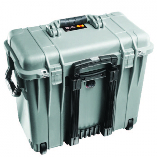 Pelican 1440 Case with Dividers and Lid Organiser - Silver