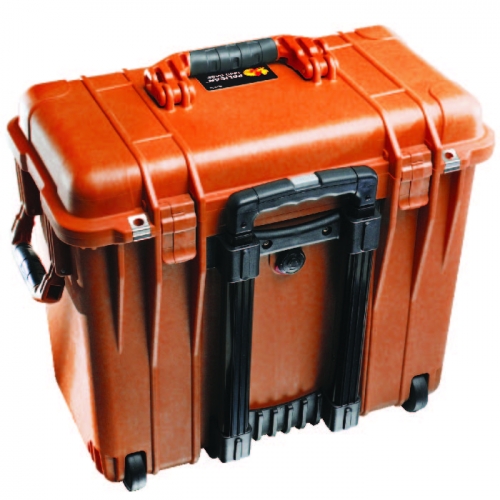 Pelican 1440 Case with Office Dividers and Lid Organiser - Orange