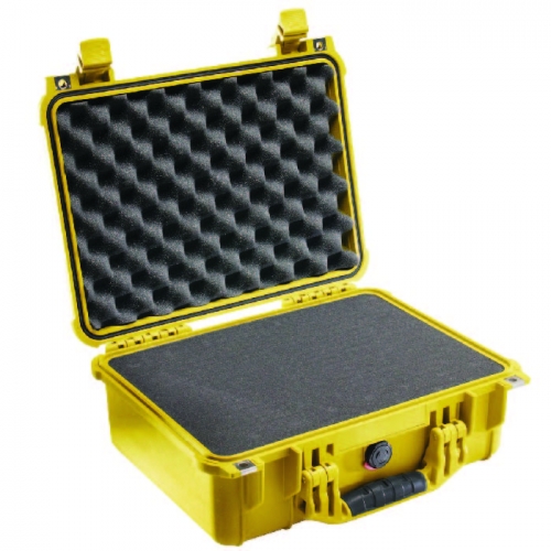 Pelican 1450 Case with Foam - Yellow