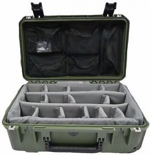Pelican 1510 Case with Dividers - OD Green
