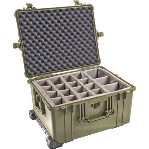 Pelican 1620 Case with Divider Set - OD Green