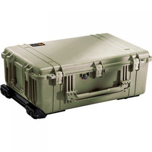 Pelican 1650 Case with Padded Divider Set - OD Green